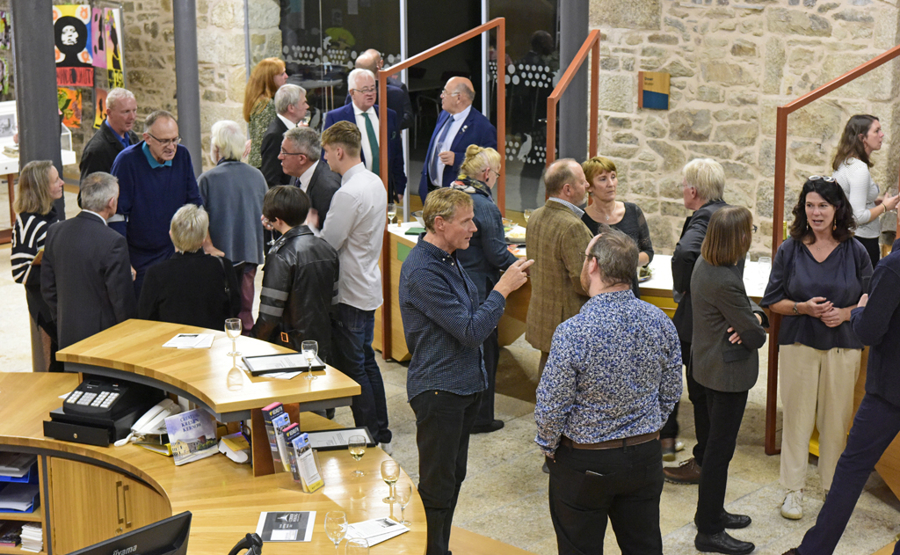 Members of the Cornish Buildings Group, World Heritage Site team and Partnership gather with this year's Award Winners at Kresen Kernow, Redruth, on 20th October 